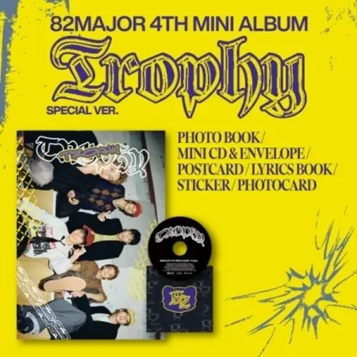 82Major: Trophy - Special Version - Incl. Photobook, 4 Stickers, Postcard, Lyric Paper + 2 Selfie Photocards - Compact Discs 1