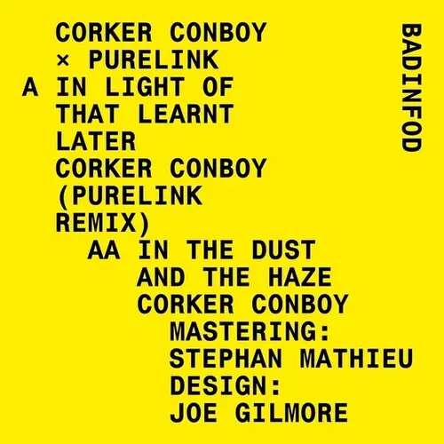 Corker Conboy: Corker Conboy X Purelink - 12-Inch Single 1