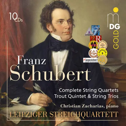 Leipziger Streichquartett: Schubert: Complete String Quartets & Trout Quintet - Compact Discs 1