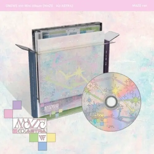 Onewe: Maze : Ad Astra - Maze Version - Incl. Lyrics Book, Photobook, Folding Maze Card, Sticker, 3 Photocards, Folded Poster + Group Folded Poster - Compact Discs 1