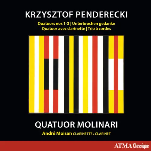 Penderecki / Quatuor Molinari / Moisan: Quatuors 1-3 - Compact Discs 1