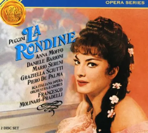 Puccini / Moffo / Barioni / Sereni / Sciutti: Puccini: La Rondine Complete - Compact Discs 1