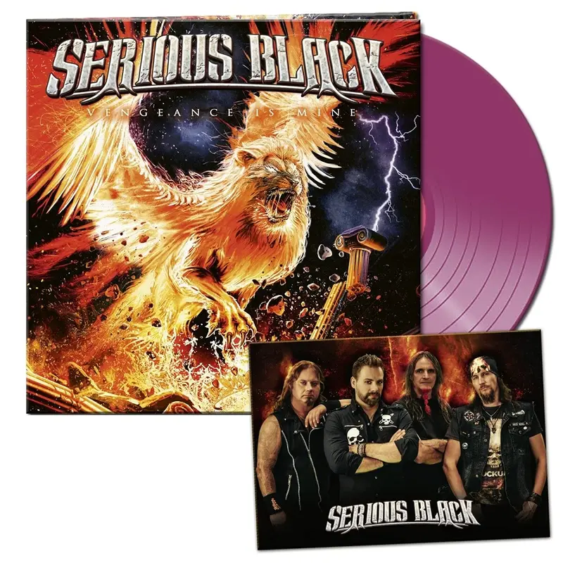 Serious Black: Vengeance Is Mine (Clear Violet Vinyl) - Vinyl Lp 1