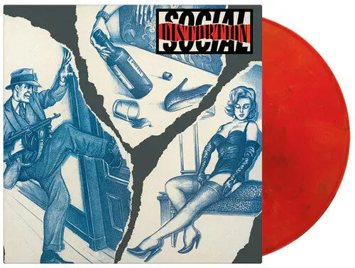 Social Distortion: Social Distortion - Limited 180-Gram Translucent Red, Black & White Marble Colored Vinyl - Vinyl Lp 1