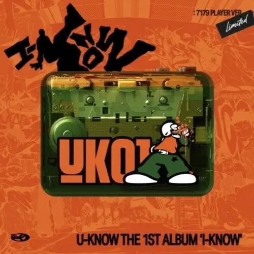 U-Know Yoonho: I-Know - 7179 Player Version - Limited - Cassette Player, Cassette Tape, Wired Headphones, C-Type Cable, Booklet, Tape Custom Sticker, Qr Card + 2 Photocards - Cassettes 1