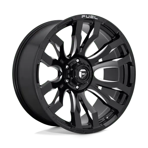 Fuel D67320008247 20X10 Off-Road Wheel – 8X6.5 Bolt Pattern, Gloss Black Machined Lip, -18Mm Offset 1