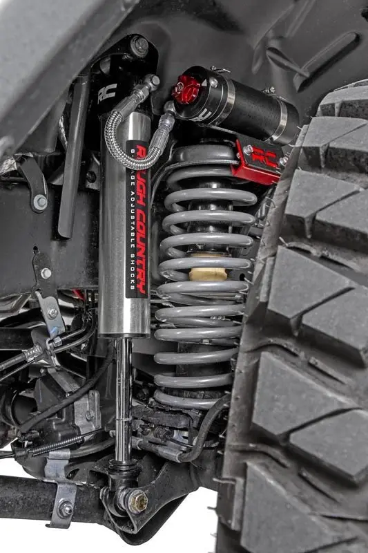 Rough Country Vertex Adjustable Front Shocks – Designed For 2018–2020 Jeep Wrangler Jl (3.5–4.5" Lift) 1