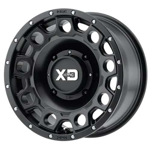 Xd Powersports Xs129 14X7 Alloy Wheel – 4X156 Bolt Pattern, Satin Black, +10Mm Offset 1